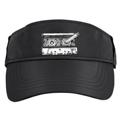 80s Cassette Music Tape Pencil 1980s Vintage Throwback Retro Adult Drive Performance Visor