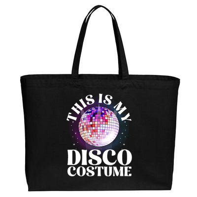 80s Disco Art 70s Ball Costume Disco Dance Cotton Canvas Jumbo Tote