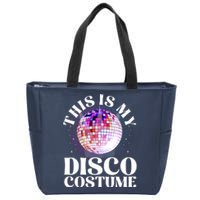 80s Disco Art 70s Ball Costume Disco Dance Zip Tote Bag