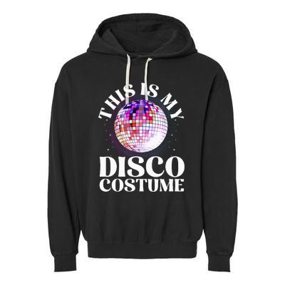 80s Disco Art For 70s Ball Costume Disco Dance Garment-Dyed Fleece Hoodie