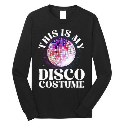 80s Disco Art For 70s Ball Costume Disco Dance Long Sleeve Shirt