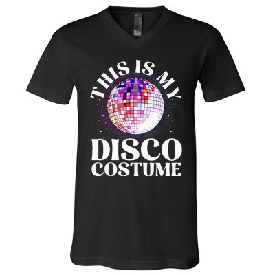 80s Disco Art For 70s Ball Costume Disco Dance V-Neck T-Shirt