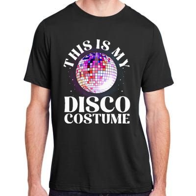 80s Disco Art For 70s Ball Costume Disco Dance Adult ChromaSoft Performance T-Shirt