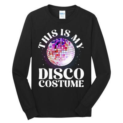 80s Disco Art For 70s Ball Costume Disco Dance Tall Long Sleeve T-Shirt