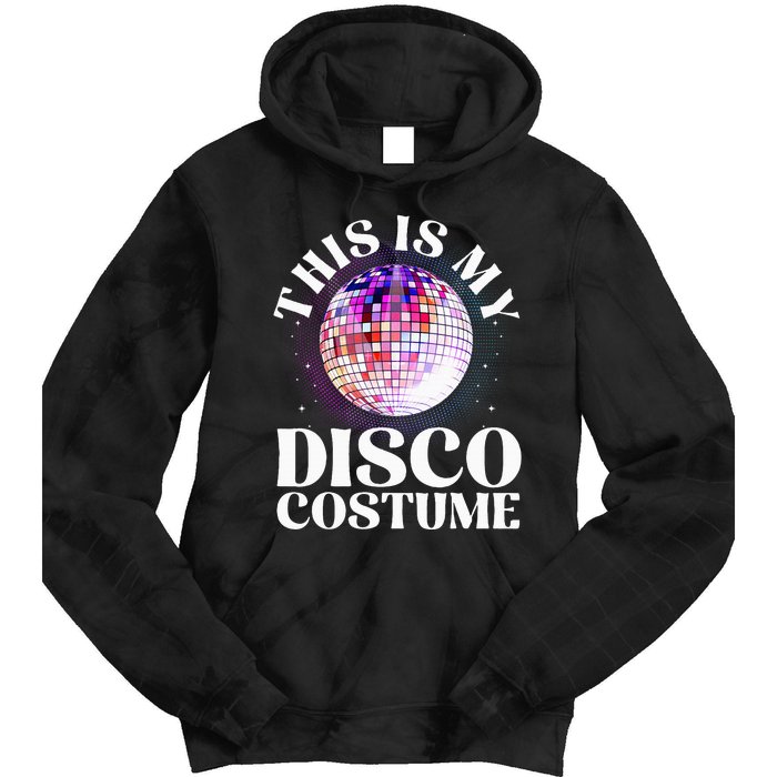 80s Disco Art For 70s Ball Costume Disco Dance Tie Dye Hoodie