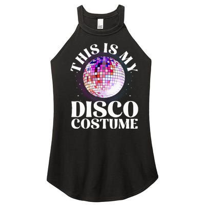 80s Disco Art For 70s Ball Costume Disco Dance Women’s Perfect Tri Rocker Tank