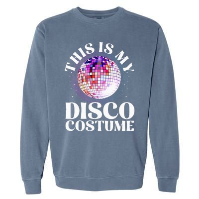 80s Disco Art For 70s Ball Costume Disco Dance Garment-Dyed Sweatshirt