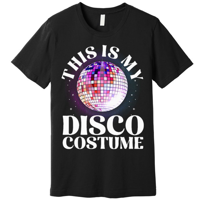 80s Disco Art 70s Ball Costume Disco Dance Premium T-Shirt