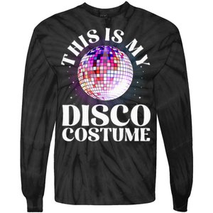 80s Disco Art 70s Ball Costume Disco Dance Tie-Dye Long Sleeve Shirt