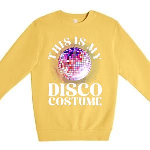 80s Disco Art 70s Ball Costume Disco Dance Premium Crewneck Sweatshirt