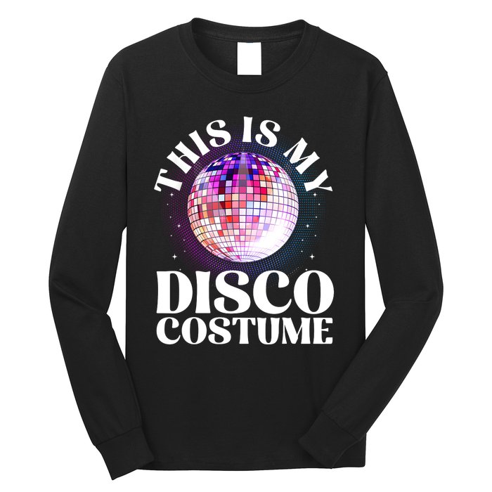 80s Disco Art 70s Ball Costume Disco Dance Long Sleeve Shirt