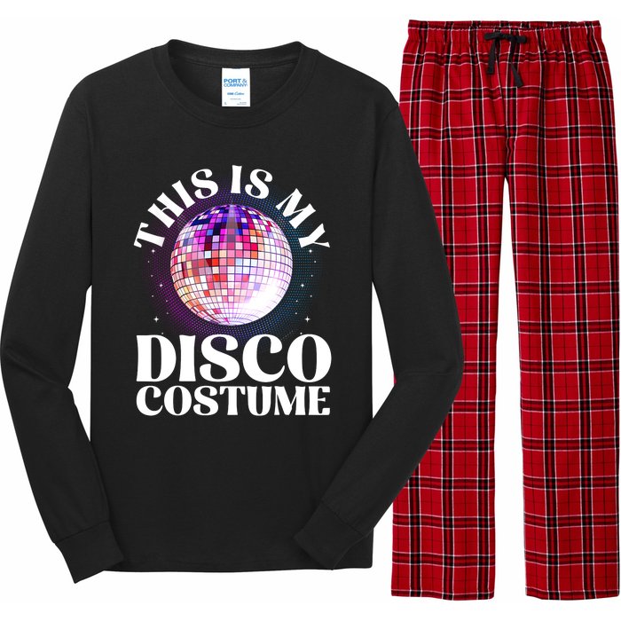 80s Disco Art 70s Ball Costume Disco Dance Long Sleeve Pajama Set