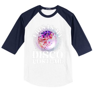 80s Disco Art 70s Ball Costume Disco Dance Baseball Sleeve Shirt