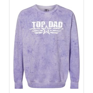 80s Dad Fathers Day Gift from Daughter Son Wife Colorblast Crewneck Sweatshirt