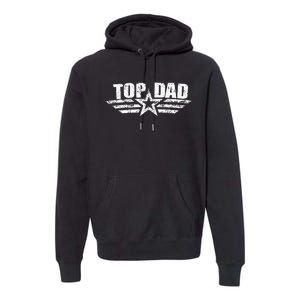 80s Dad Fathers Day Gift from Daughter Son Wife Premium Hoodie