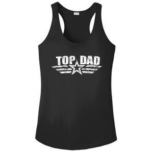 80s Dad Fathers Day Gift from Daughter Son Wife Ladies PosiCharge Competitor Racerback Tank