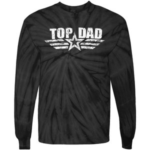 80s Dad Fathers Day Gift from Daughter Son Wife Tie-Dye Long Sleeve Shirt