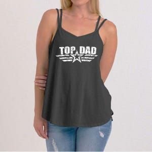 80s Dad Fathers Day Gift from Daughter Son Wife Women's Strappy Tank