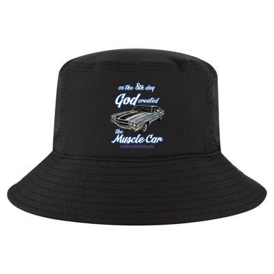 8th Day God Created1970 Chevelle Muscle Carss454ss427ss Cool Comfort Performance Bucket Hat