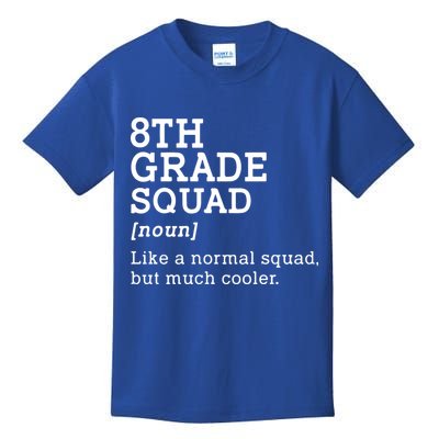 8th Eighth Grade Squad Student Teacher Back To School Gift Kids T-Shirt