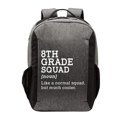 8th Eighth Grade Squad Student Teacher Back To School Gift Vector Backpack