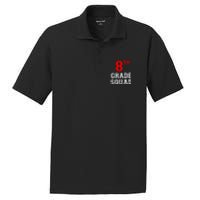 8th Eighth Grade Squad Back To School Teacher Gift PosiCharge RacerMesh Polo