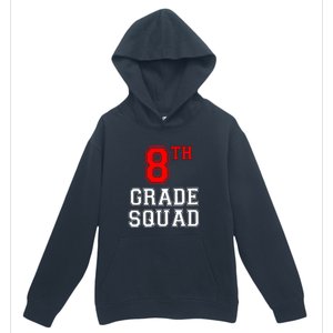 8th Eighth Grade Squad Back To School Teacher Gift Urban Pullover Hoodie