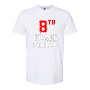 8th Eighth Grade Squad Back To School Teacher Gift Softstyle CVC T-Shirt