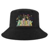 8647 Foxtrots Deltas Tangos Book Flower Cool Comfort Performance Bucket Hat