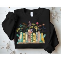 8647 Foxtrots Deltas Tangos Book Flower Sweatshirt