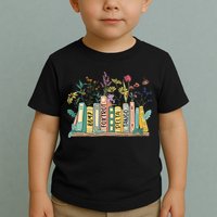 8647 Foxtrots Deltas Tangos Book Flower Toddler T-Shirt