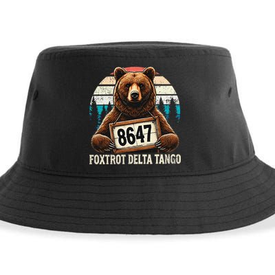 8647 Foxtrot Delta Tango Sustainable Bucket Hat