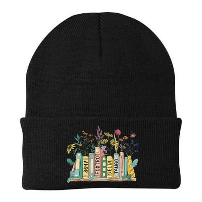 8647 Foxtrots Deltas Tangos Book Flower Beanie