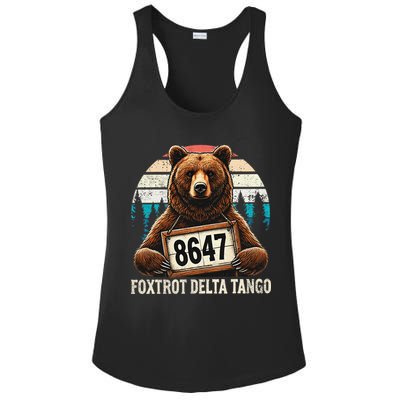 8647 Foxtrot Delta Tango Gift Ladies PosiCharge Competitor Racerback Tank