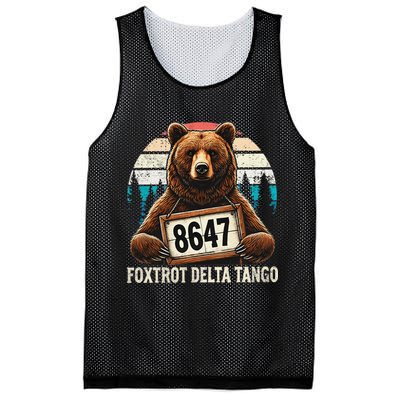 8647 Foxtrot Delta Tango Gift Mesh Reversible Basketball Jersey Tank