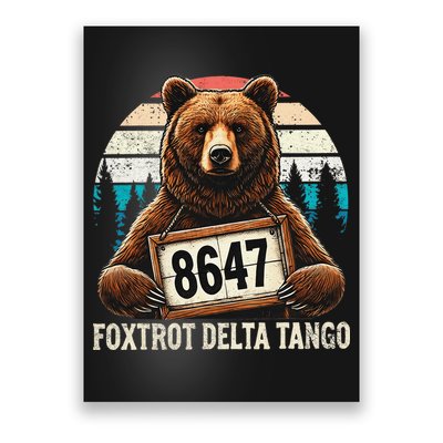 8647 Foxtrot Delta Tango Gift Poster