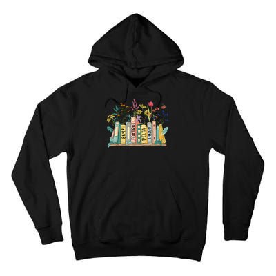 8647 Foxtrots Deltas Tangos Book Flower Tall Hoodie