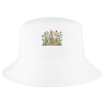 8647 Foxtrots Deltas Tangos Book Flower Cool Comfort Performance Bucket Hat