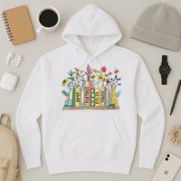 8647 Foxtrots Deltas Tangos Book Flower Hoodie