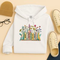 8647 Foxtrots Deltas Tangos Book Flower Hoodie