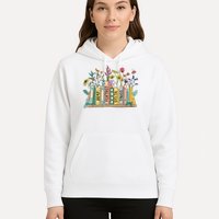 8647 Foxtrots Deltas Tangos Book Flower Hoodie