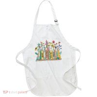 8647 Foxtrots Deltas Tangos Book Flower Apron