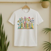 8647 Foxtrots Deltas Tangos Book Flower T-Shirt