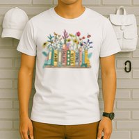 8647 Foxtrots Deltas Tangos Book Flower T-Shirt