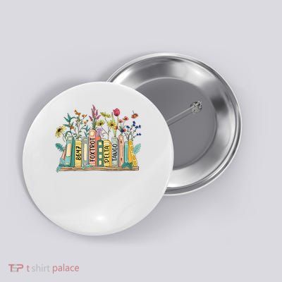 8647 Foxtrots Deltas Tangos Book Flower Button