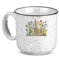 8647 Foxtrots Deltas Tangos Book Flower 15oz Campfire Ceramic Mug