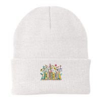 8647 Foxtrots Deltas Tangos Book Flower Beanie