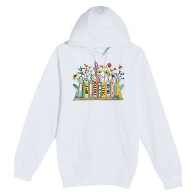 8647 Foxtrots Deltas Tangos Book Flower Premium Pullover Hoodie
