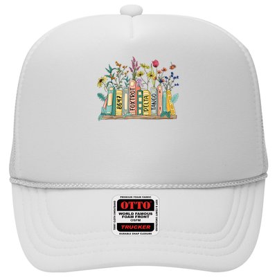 8647 Foxtrots Deltas Tangos Book Flower Trucker Hat