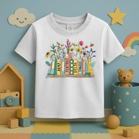 8647 Foxtrots Deltas Tangos Book Flower Toddler T-Shirt